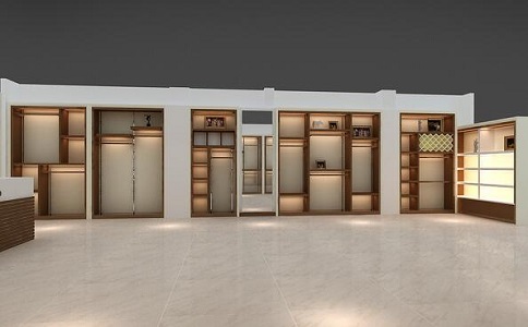 展柜設計一定要和諧，商場展柜設計是很多方面